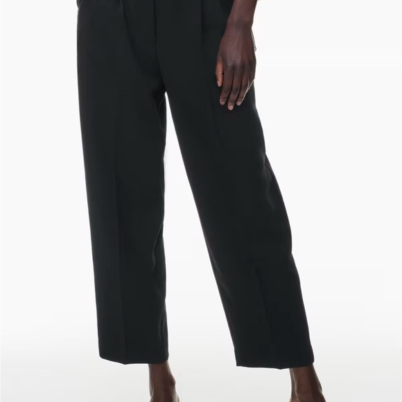Aritzia Wilfred Carrot Pant Black Business Casual Formal Office Work Trouser Sz2 - Picture 3 of 14
